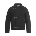 Deconstructed Suede Lapel Jacket