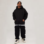 Versatile loose fleece-lined Hoodie