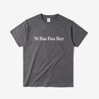 English Slogan Cotton T-Shirt Loose Fit Casual