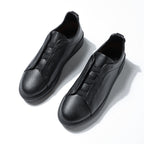 Men's Casual Leather Slip-On Shoes with Soft Sole