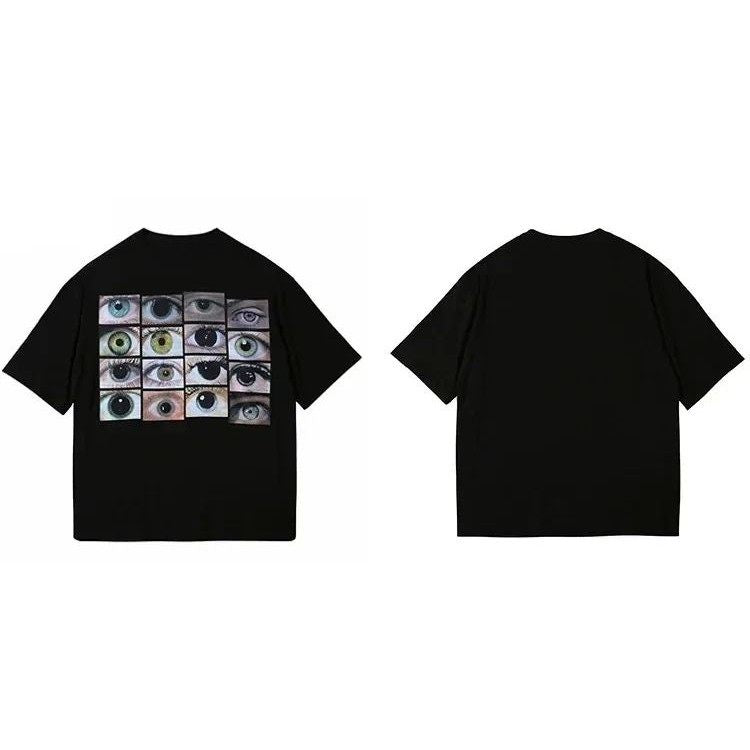 Oversized Eye Print Mens T-Shirt