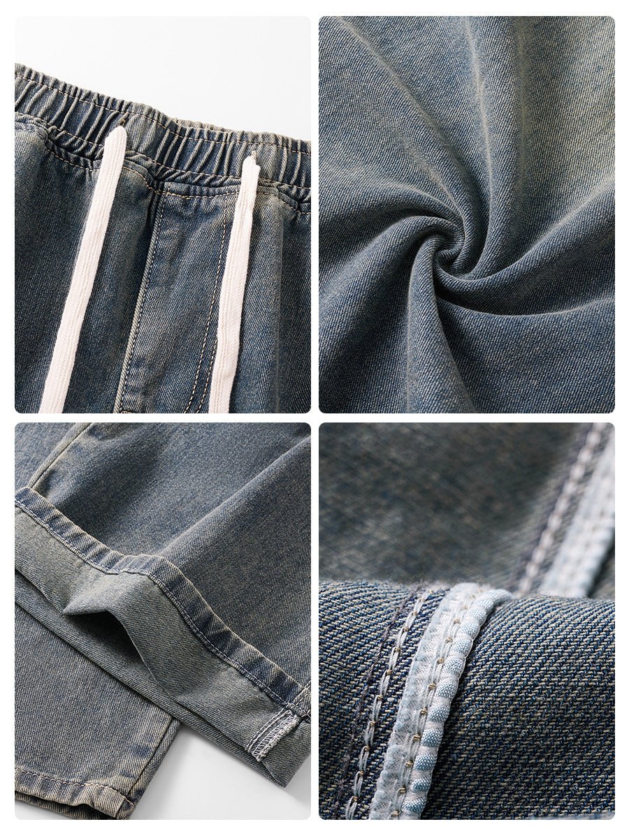 Men's Washed Jeans