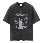 Deftones Band Graphic Cotton T-Shirt