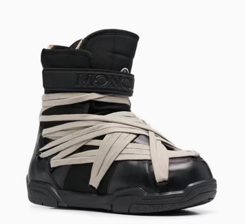 RO style lace-up snow boots