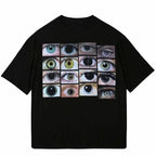 Oversized Eye Print Mens T-Shirt