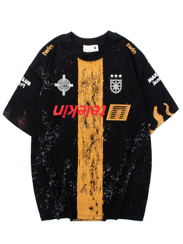 Travis Scott Cactus Jack Graffiti Print Cotton T-Shirt