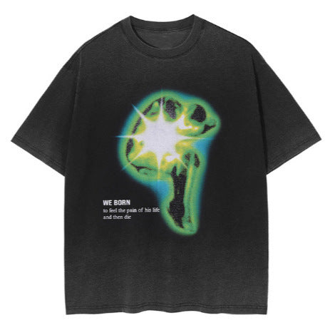 Hip-Hop Dark Gradient T-Shirt