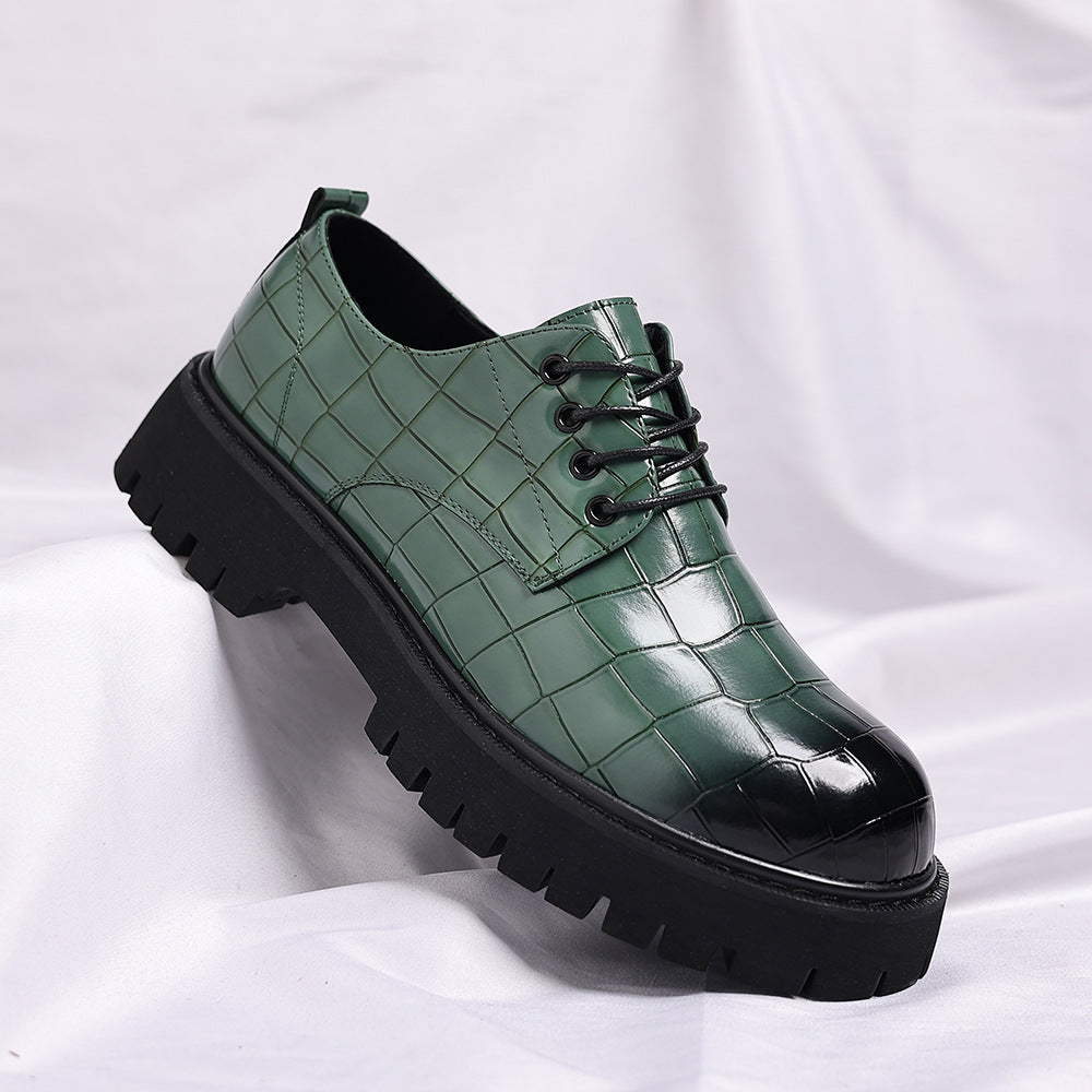 Casual leather shoes