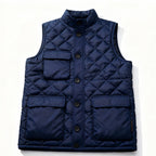 Diamond Quilted Cotton Gilet