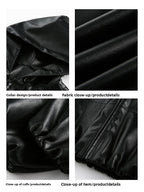 A+ Men's Hooded Leather Jacket