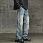 Mens Straight Leg Denim Pants