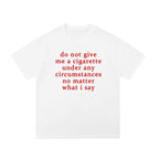 Fun Creative English Short-sleeved T-shirt