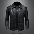 Mens PU Leather Jacket