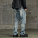 Mens Straight Leg Denim Pants