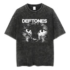 Deftones Band Graphic Cotton T-Shirt