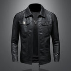 Mens PU Leather Jacket