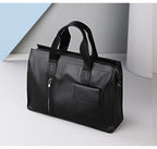 Genuine Leather Men's Business Briefcase