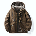 Men's thick and warm padded loose-fitting cotton coat