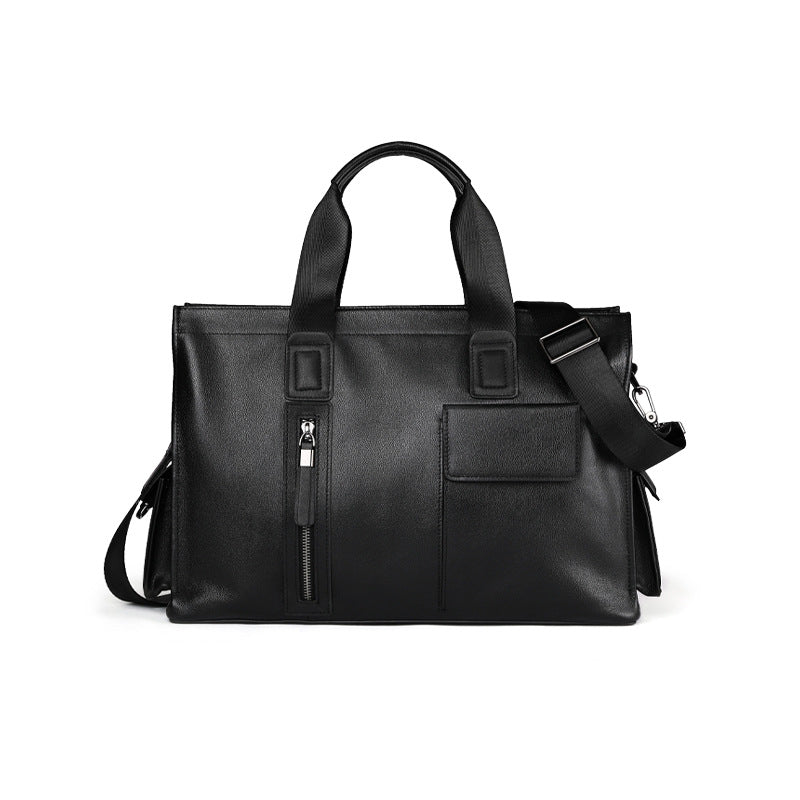 Genuine Leather Men's Business Briefcase