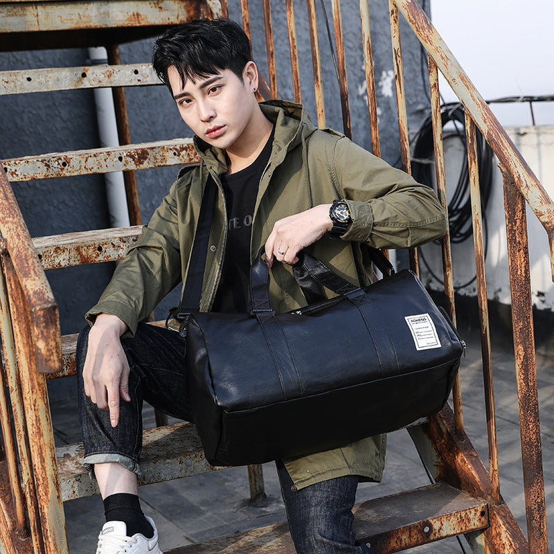 PU Leather Bag with Dry-Wet Separation