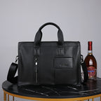 Genuine Leather Men's Business Briefcase