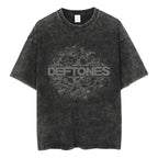 Deftones Band Graphic Cotton T-Shirt