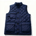 Diamond Quilted Cotton Gilet