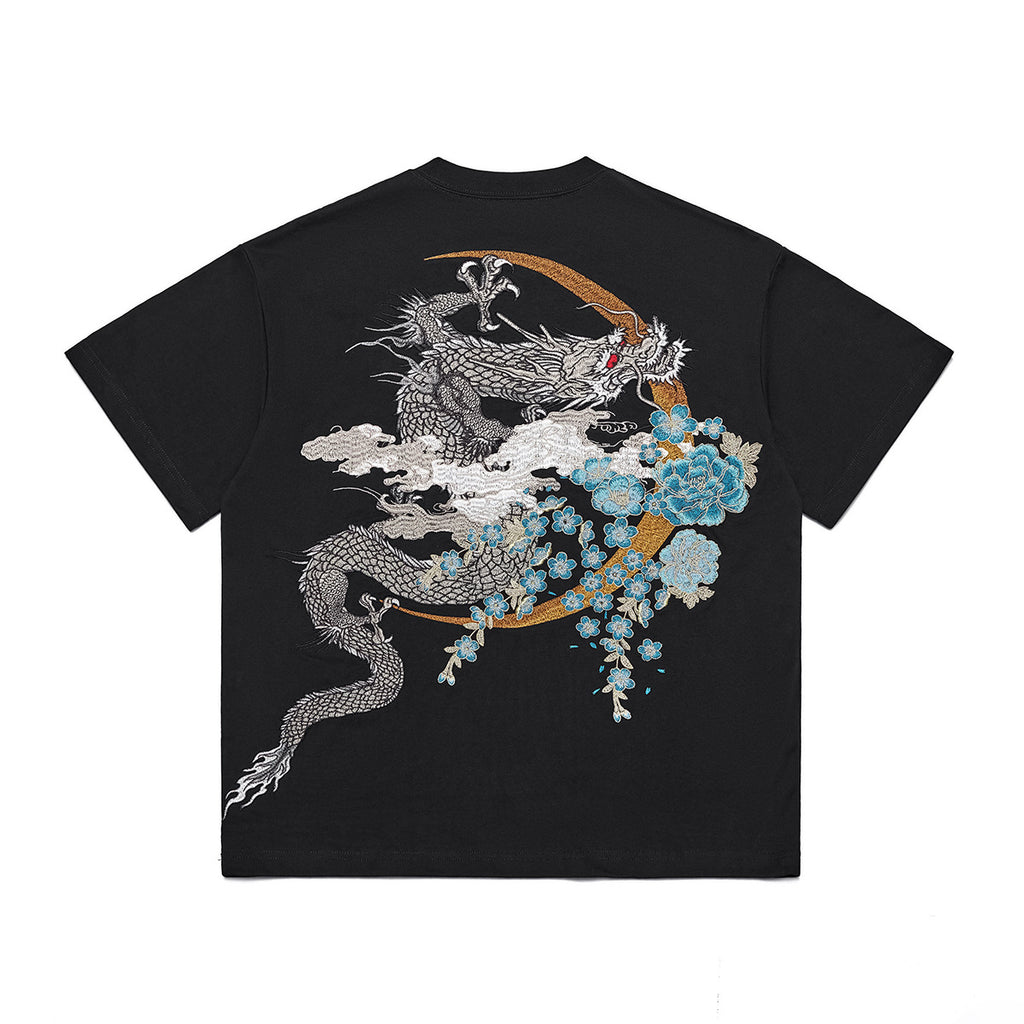Chinese-style Embroidered T-shirt