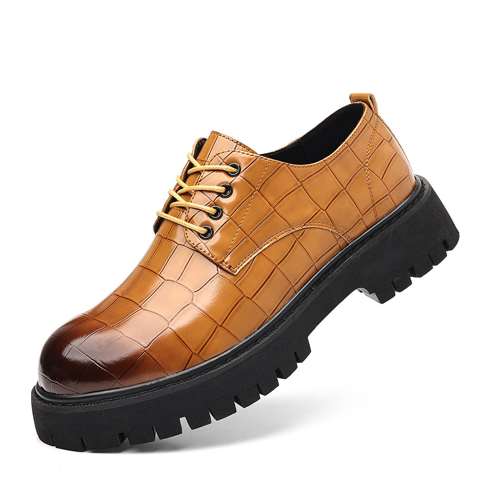 Casual leather shoes