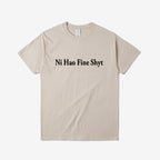 English Slogan Cotton T-Shirt Loose Fit Casual