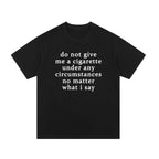 Fun Creative English Short-sleeved T-shirt
