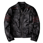 Cowhide Leather Motorcycle Jacket
