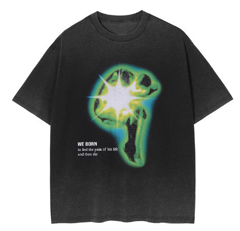 Hip-Hop Dark Gradient T-Shirt