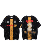 Travis Scott Cactus Jack Graffiti Print Cotton T-Shirt