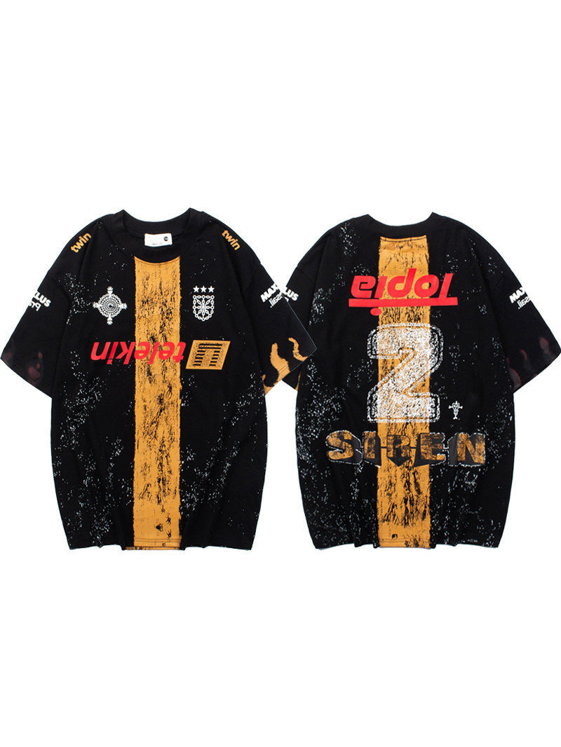 Travis Scott Cactus Jack Graffiti Print Cotton T-Shirt