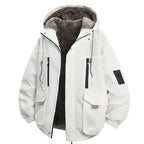 Men's thick and warm padded loose-fitting cotton coat