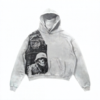 Oversized Print Hoodie