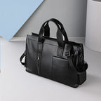 Genuine Leather Men's Business Briefcase