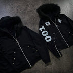 Mens Rivet Detail Hooded Cardigan